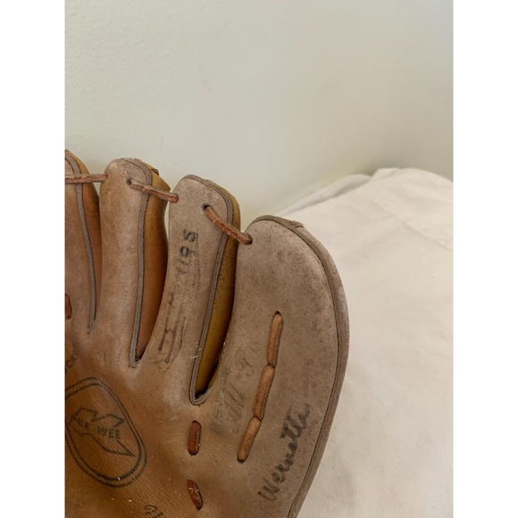 Vintage ALL PRO Baseball Glove Pee Wee PW 77-100 Leather EZ-Catch RHT Glove - Picture 8 of 10